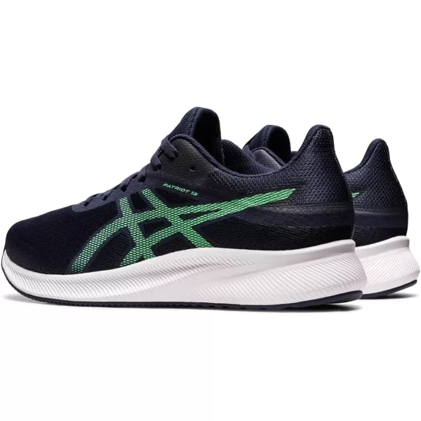 imageASICS Mens Patriot 13 Running ShoesMidnightNew Leaf
