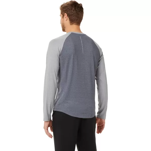 imageASICS Mens Perf Long Sleeve Henley Training ApparelASICS Mens Perf Long Sleeve Henley Training Apparel