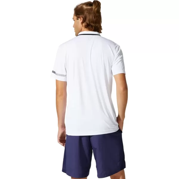 imageASICS Mens Polo Shirt Tennis ApparelBrilliant White