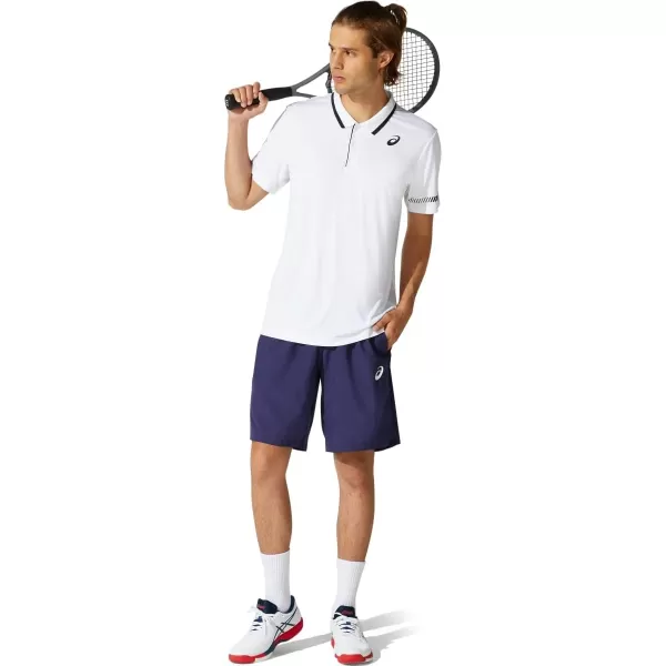 imageASICS Mens Polo Shirt Tennis ApparelBrilliant White