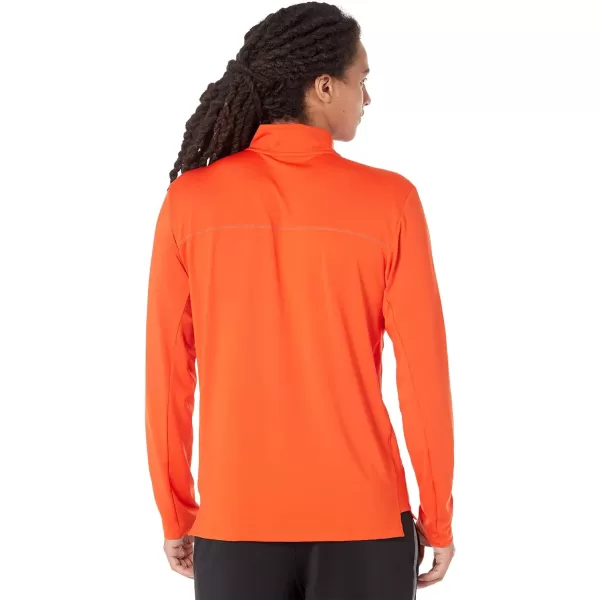 imageASICS Mens READYSET HALF ZIP Running ApparelCherry Tomato
