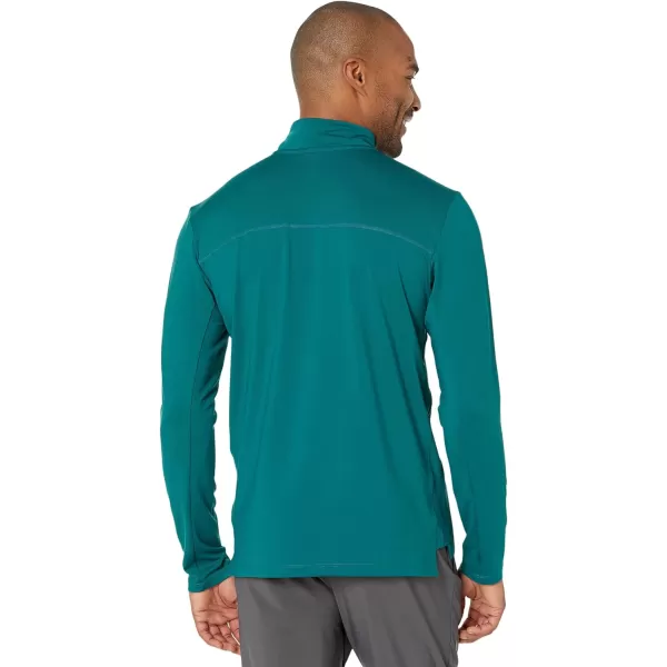 imageASICS Mens READYSET HALF ZIP Running ApparelVelvet PineNew Leaf