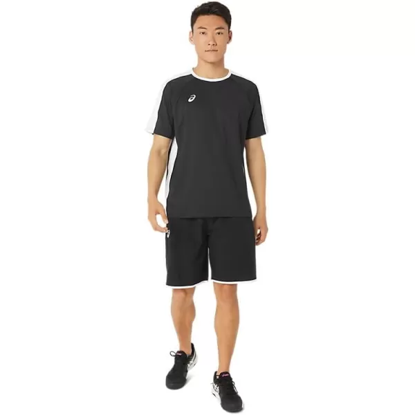 imageASICS Mens Resolution Short Training ApparelTeam BlackTeam White