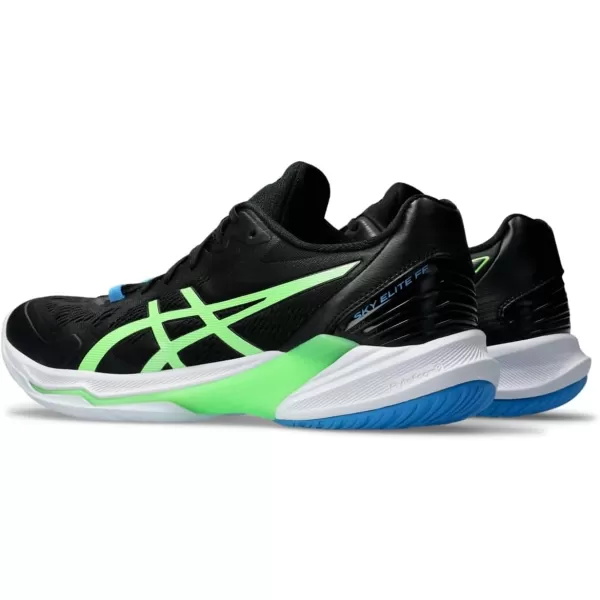imageASICS Mens Sky Elite FlyteFoam 2 Volleyball ShoesBlackLime Burst