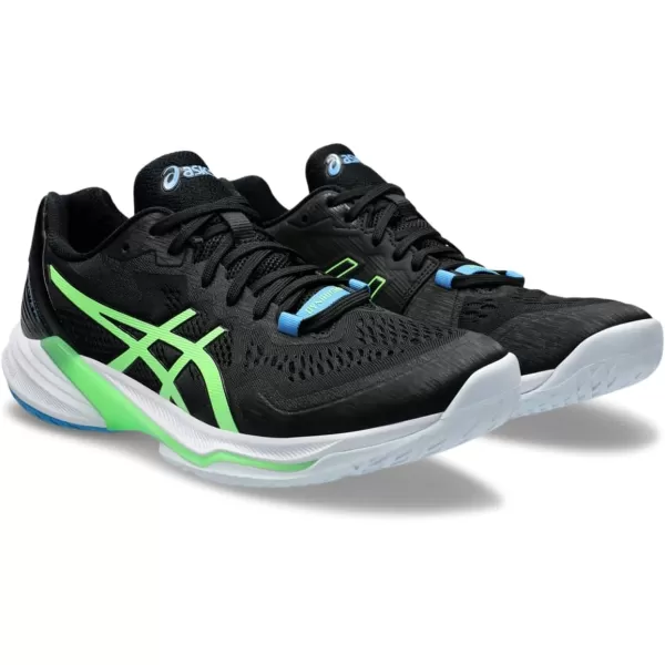 imageASICS Mens Sky Elite FlyteFoam 2 Volleyball ShoesBlackLime Burst