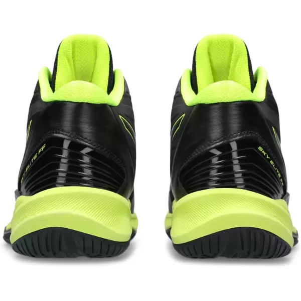 imageASICS Mens Sky Elite FlyteFoam Mid Top 2 Volleyball ShoesBlackSafety Yellow
