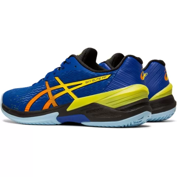 imageASICS Mens Sky Elite FlyteFoam Volleyball ShoeAsics BlueSour Yuzu