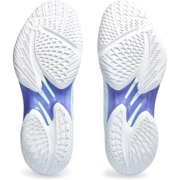 imageASICS Mens Sky Elite FlyteFoam Volleyball ShoeWhiteBlue Violet