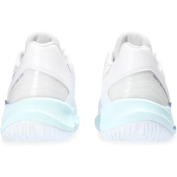 imageASICS Mens Sky Elite FlyteFoam Volleyball ShoeWhiteBlue Violet