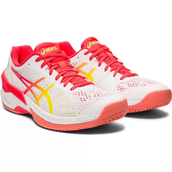 imageASICS Mens Sky Elite FlyteFoam Volleyball ShoeWhiteLaser Pink