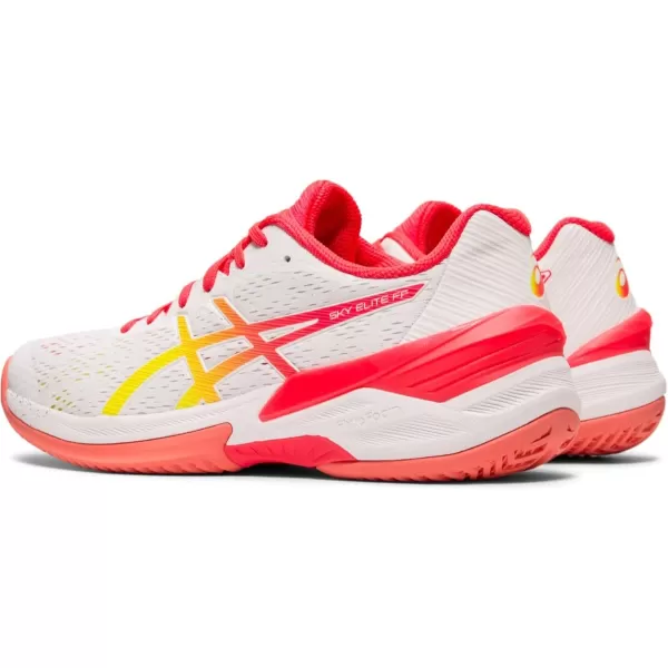 imageASICS Mens Sky Elite FlyteFoam Volleyball ShoeWhiteLaser Pink
