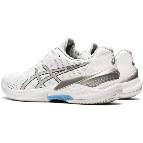 imageASICS Mens Sky Elite FlyteFoam Volleyball ShoeWhitePure Silver