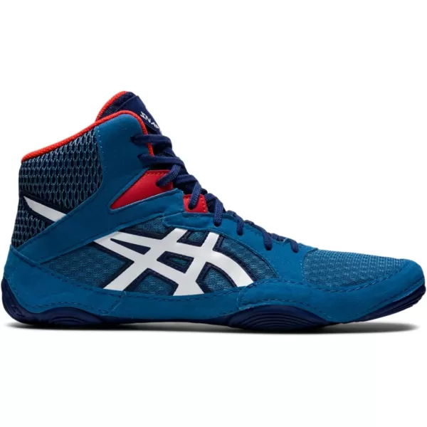 imageASICS Mens Snapdown 3 Wrestling ShoesAzureWhite