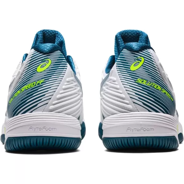 imageASICS Mens Solution Speed FlyteFoam 2 Tennis ShoesWhiteRestful Teal