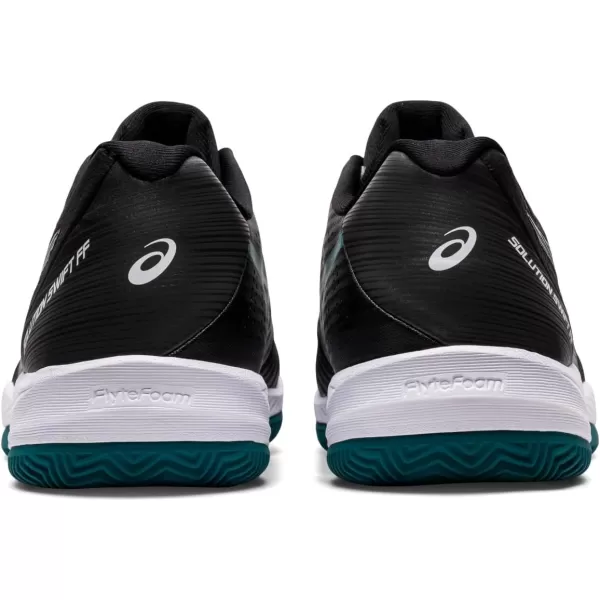 imageASICS Mens Solution Swift FlyteFoam Clay Tennis ShoesBlackMisty Pine
