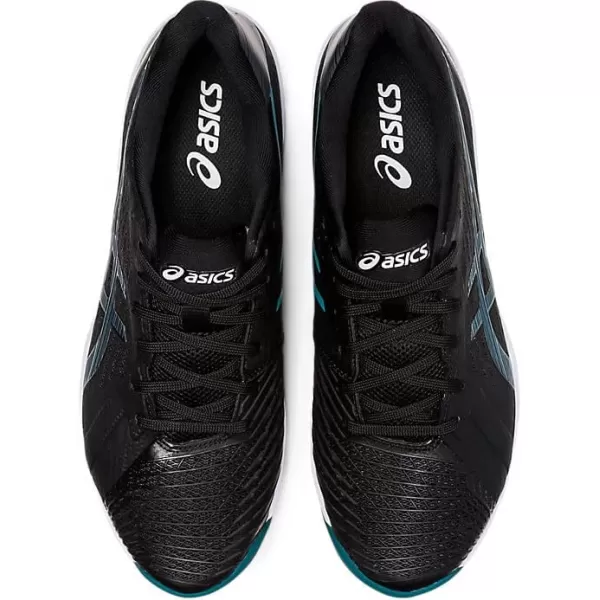 imageASICS Mens Solution Swift FlyteFoam Clay Tennis ShoesBlackMisty Pine