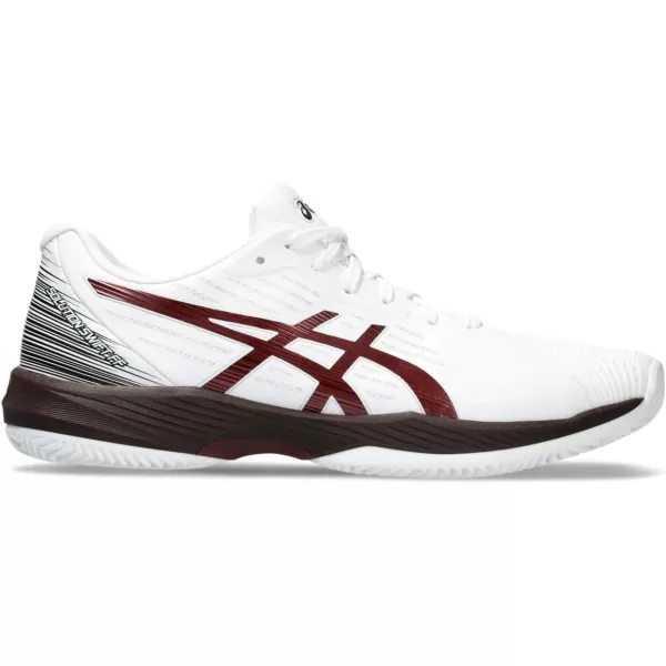 imageASICS Mens Solution Swift FlyteFoam Clay Tennis ShoesWhiteAntique Red