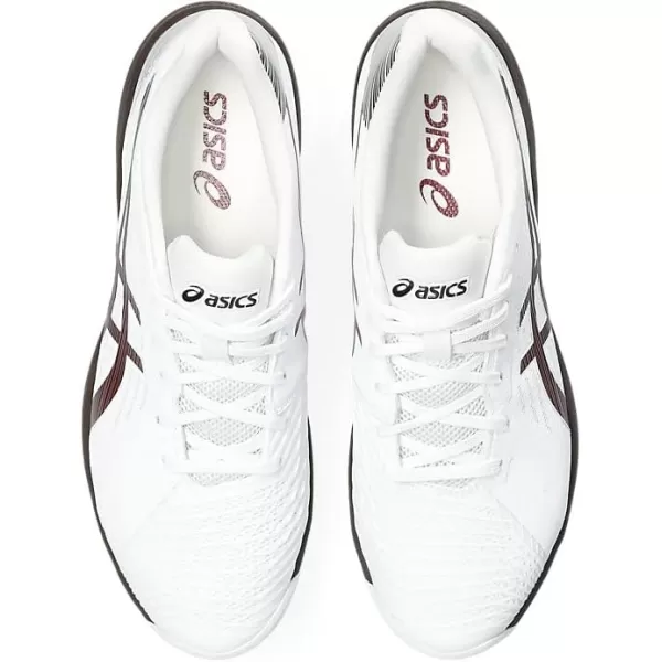 imageASICS Mens Solution Swift FlyteFoam Clay Tennis ShoesWhiteAntique Red