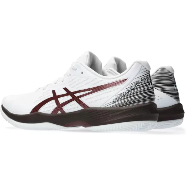 imageASICS Mens Solution Swift FlyteFoam Clay Tennis ShoesWhiteAntique Red