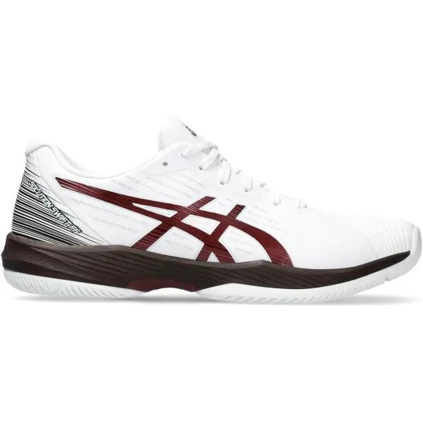 imageASICS Mens Solution Swift FlyteFoam Tennis ShoesWhiteAntique Red