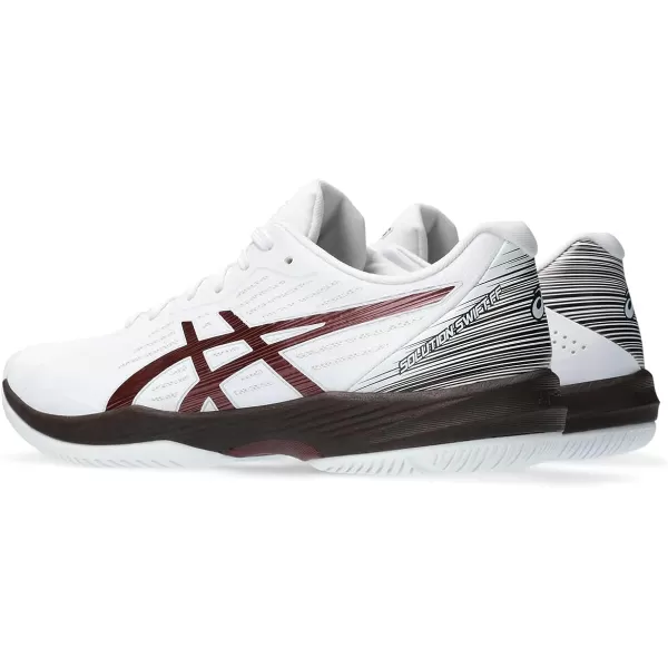 imageASICS Mens Solution Swift FlyteFoam Tennis ShoesWhiteAntique Red