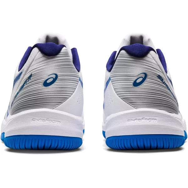 imageASICS Mens Solution Swift FlyteFoam Tennis ShoesWhiteElectric Blue