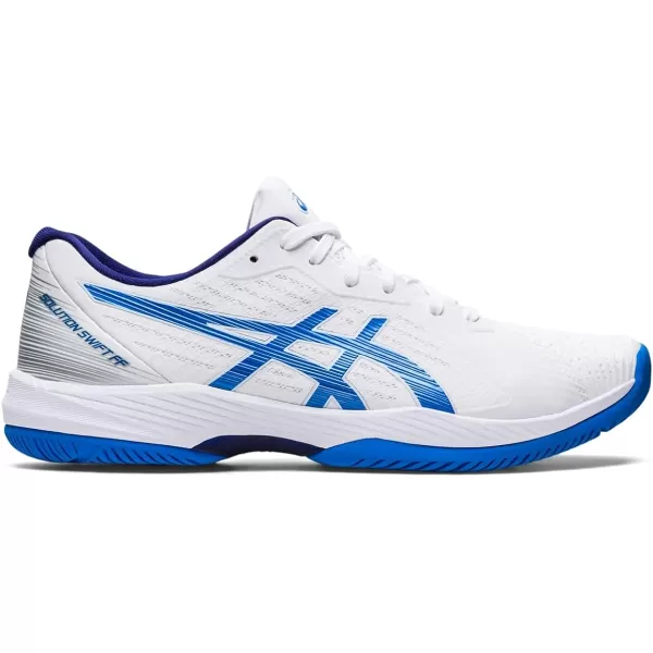 imageASICS Mens Solution Swift FlyteFoam Tennis ShoesWhiteElectric Blue