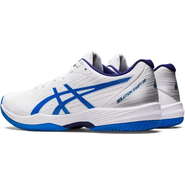 imageASICS Mens Solution Swift FlyteFoam Tennis ShoesWhiteElectric Blue