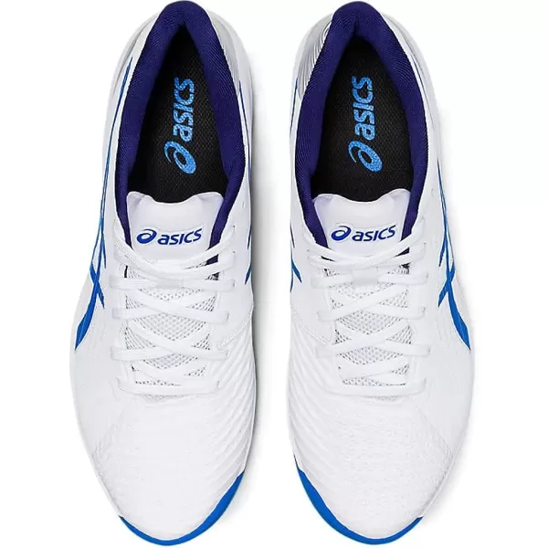 imageASICS Mens Solution Swift FlyteFoam Tennis ShoesWhiteElectric Blue