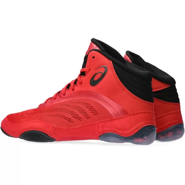 imageASICS Mens Split Elite Wrestling ShoesClassic RedBlack