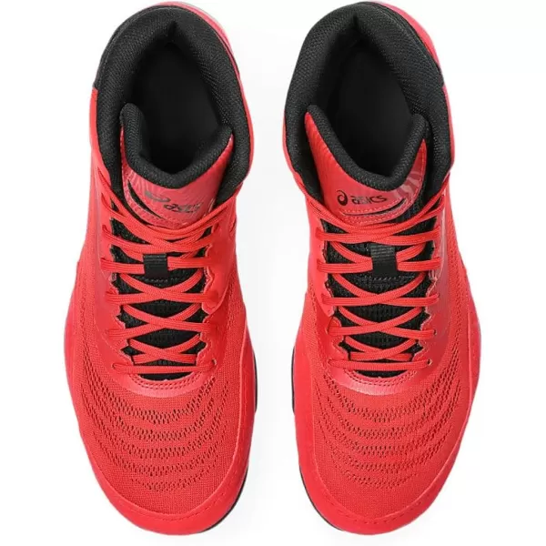 imageASICS Mens Split Elite Wrestling ShoesClassic RedBlack