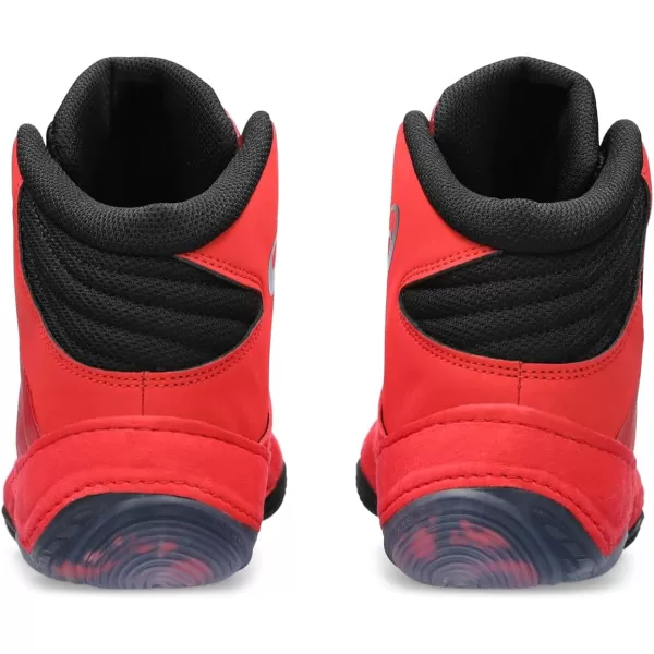 imageASICS Mens Split Elite Wrestling ShoesClassic RedBlack