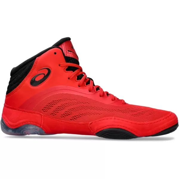 imageASICS Mens Split Elite Wrestling ShoesClassic RedBlack