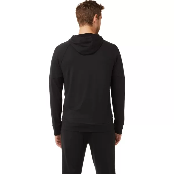 imageASICS Mens TECH FULL ZIP HOODIE ApparelPerformance Black