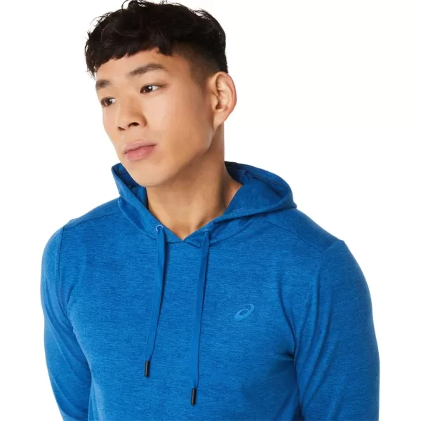 imageASICS Mens TECH PO HOODIE ApparelLake Drive Heather