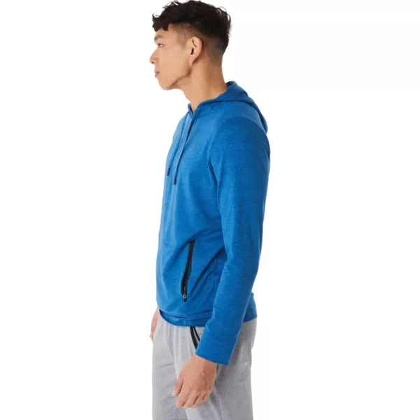imageASICS Mens TECH PO HOODIE ApparelLake Drive Heather