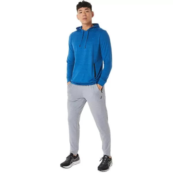 imageASICS Mens TECH PO HOODIE ApparelLake Drive Heather