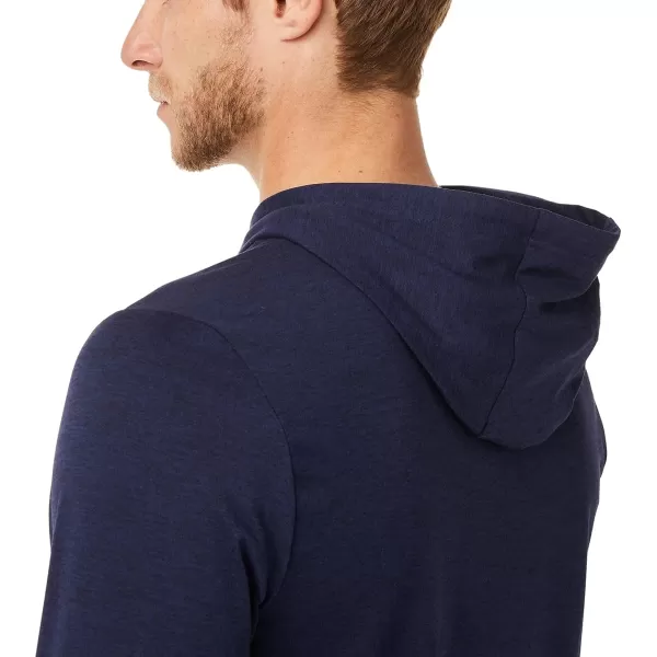 imageASICS Mens TECH PO Long Sleeve HOODIE ApparelPeacoat Heather