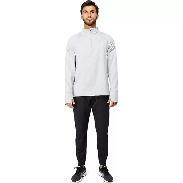imageASICS Mens THERMOPOLIS QUARTER ZIP ApparelLight Grey Heather