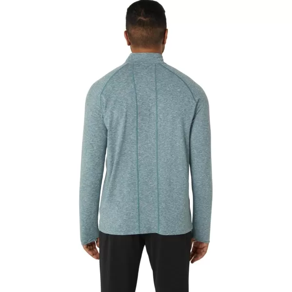 imageASICS Mens TRAIN SANA 12 ZIP ApparelFoggy Teal Heather
