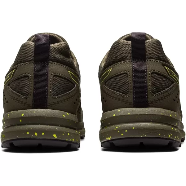 imageASICS Mens Torrance Trail Running ShoesBrown StoneLemon Spark