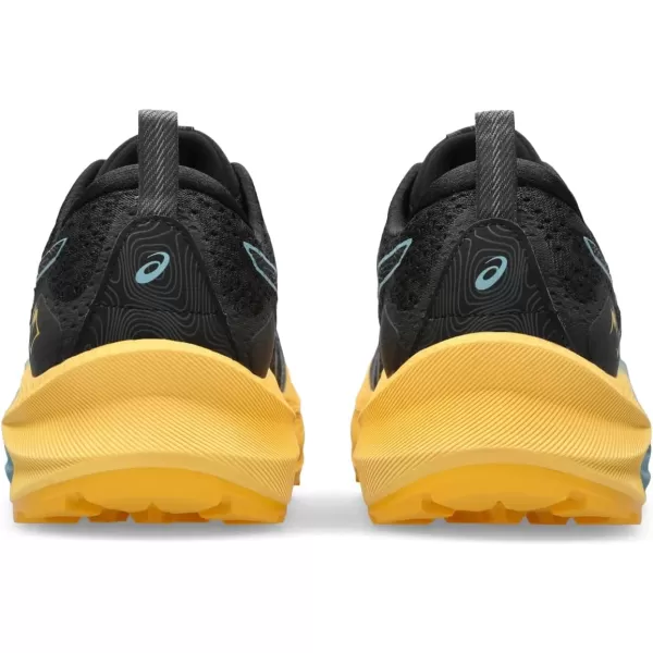 imageASICS Mens Trabuco Max 2 Running ShoesBlackGris Blue