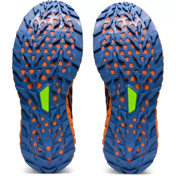 imageASICS Mens Trabuco Max Running ShoesBlackShocking Orange
