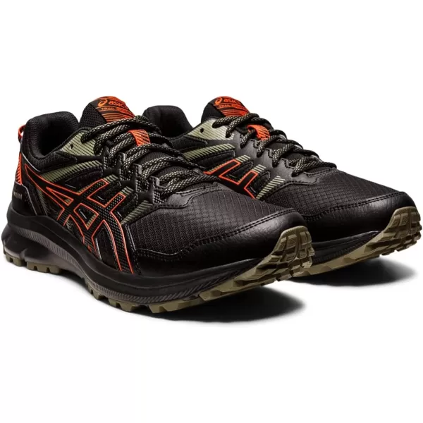 imageASICS Mens Trail Scout 2 Running ShoesBlackCherry Tomato