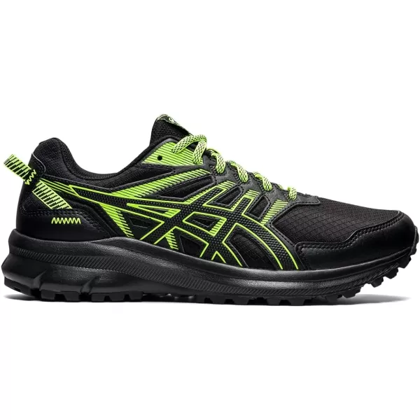 imageASICS Mens Trail Scout 2 Running ShoesBlackHazard Green
