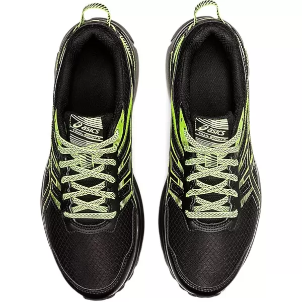 imageASICS Mens Trail Scout 2 Running ShoesBlackHazard Green