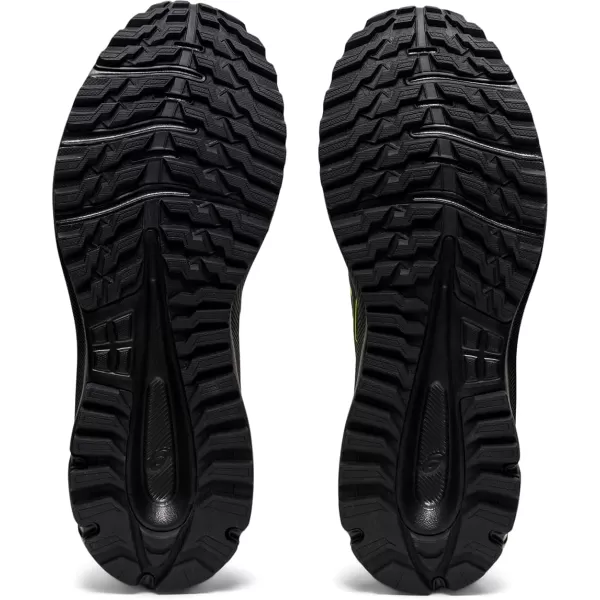 imageASICS Mens Trail Scout 2 Running ShoesBlackHazard Green