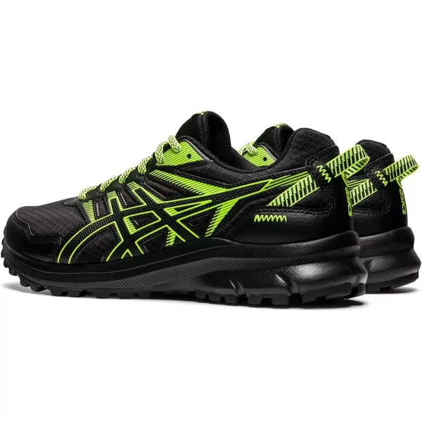 imageASICS Mens Trail Scout 2 Running ShoesBlackHazard Green