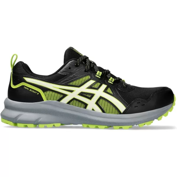 imageASICS Mens Trail Scout 3 Running ShoesBlackBirch