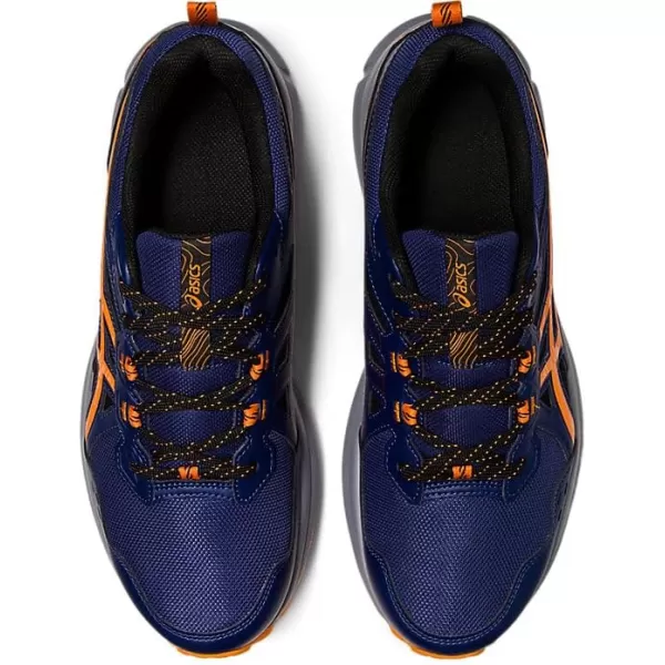 imageASICS Mens Trail Scout 3 ShoesDeep OceanBright Orange